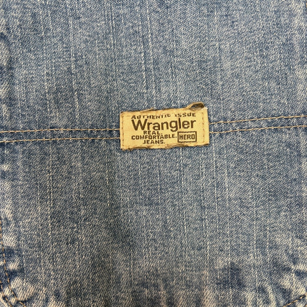 Wrangler Mens Carpenter Jeans 34x30 Blue Workwear Utility Relaxed Denim 94LSWVD - Picture 4 of 13
